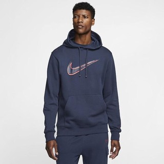 Hanorace Nike Sportswear Pullover Barbati Bleumarin | UBXT-02483